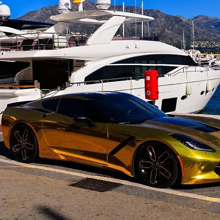 Apartamento Puerto Banus Stor Lyxig Duplex Med Garageplats Marbella