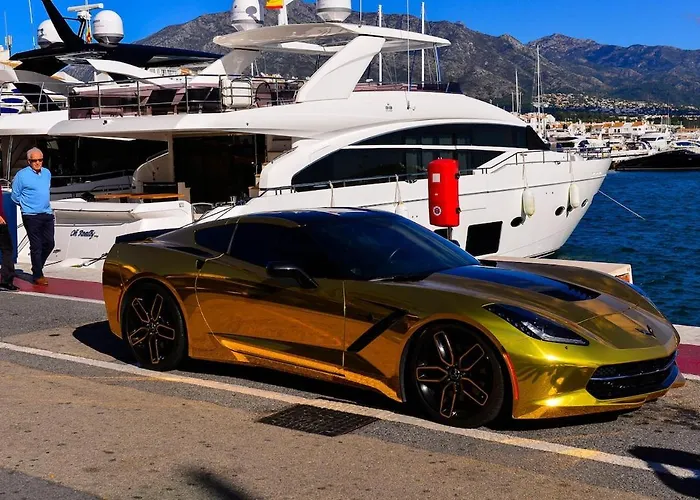 Apartamento Puerto Banus Stor Lyxig Duplex Med Garageplats Marbella