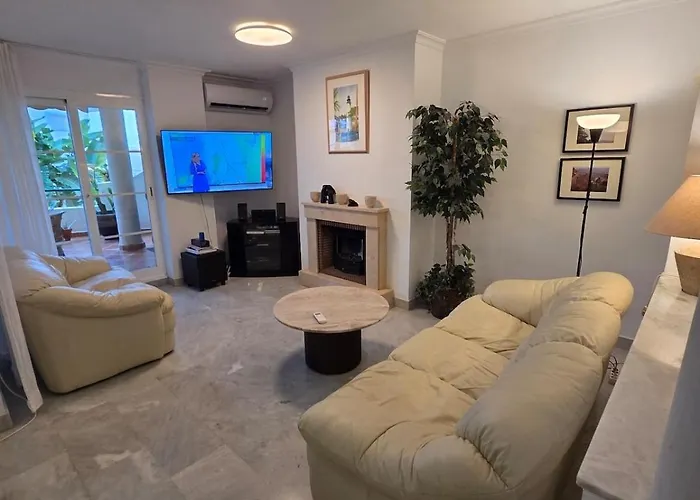 Puerto Banus Stor Lyxig Duplex Med Garageplats Apartment *